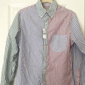NWT J. Crew Slim Untucked Secret Wash organic cotton poplin shirt / Size S